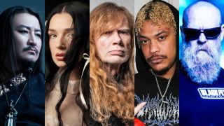 Composite image for Metal Hammer's Tracks Of the Week feature January 23 2026, featuring The Hu, Poppy, Megadeth, Kid Bookie and Exodus