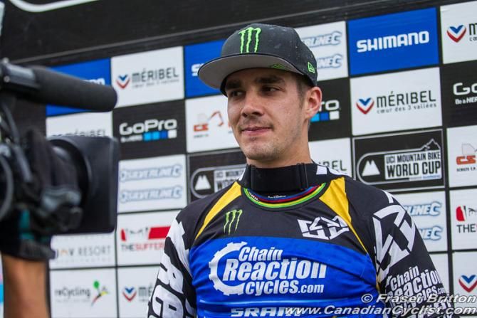 Post race interview for Sam Hill
