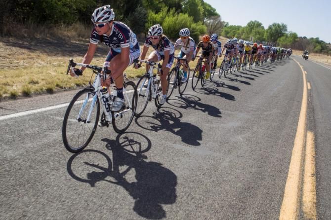TIBCO comes to the front to get control of the peloton.