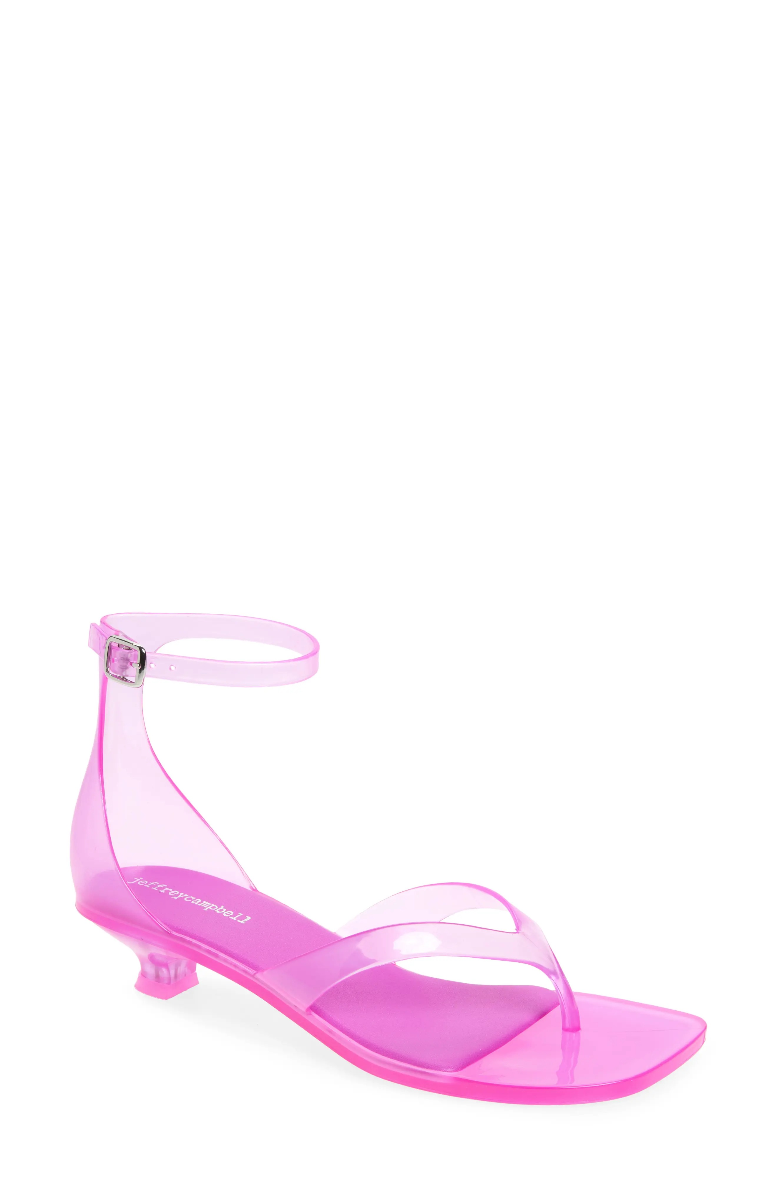 Gummy Ankle Strap Sandal