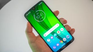 The Moto G7 is one of two phones in the series that has near-field communication. Image credit: TechRadar