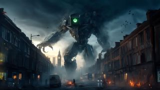 Xbox robot destroys London