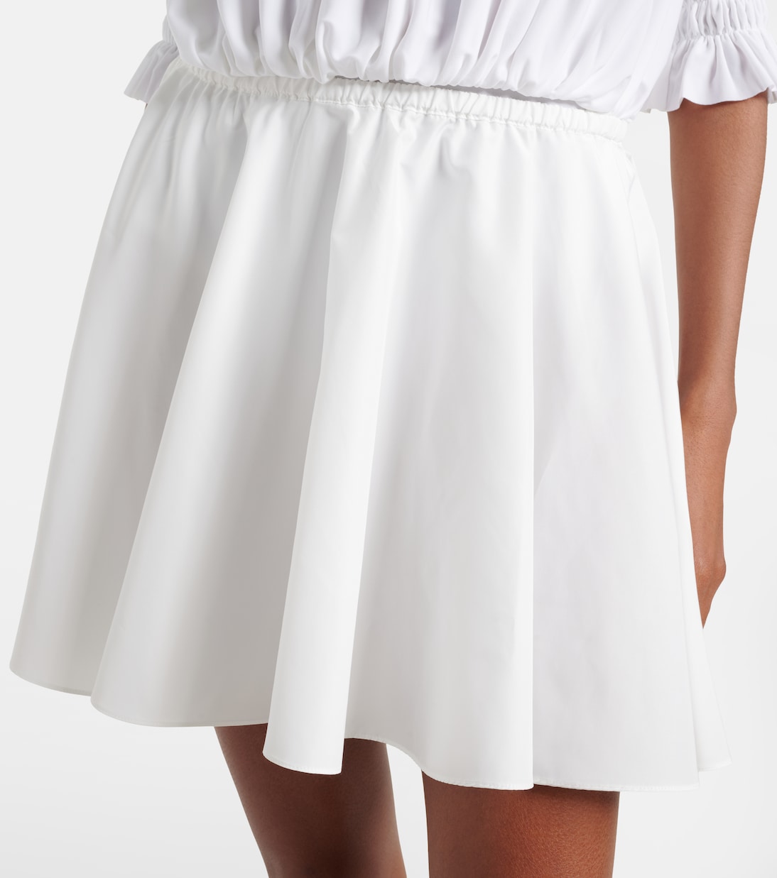 Miniskirt in White - Norma Kamali
