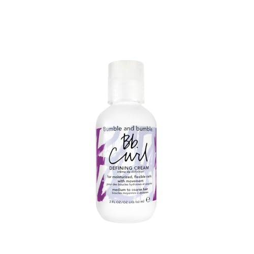 Bumble and Bumble. Curl Defining Styling Cream | for Moisturized Flexible Curls | Frizz Control | Coily, Curly, Wavy | With Jojaba, Avocado + Coconut Oil | Travel Size, 2 Fl Oz