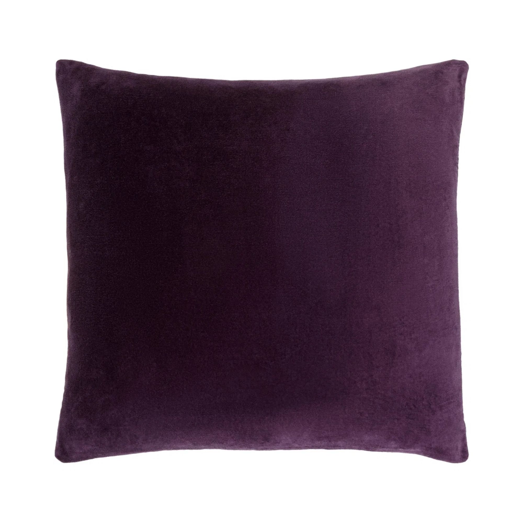 Deep purple velvet cushion cover