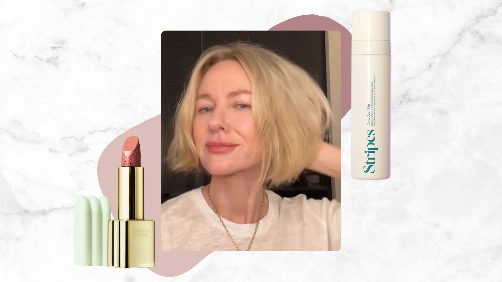 5 minutes, 5 products – and all by founders over 50: Naomi Watts just posted the get ready with me video we needed