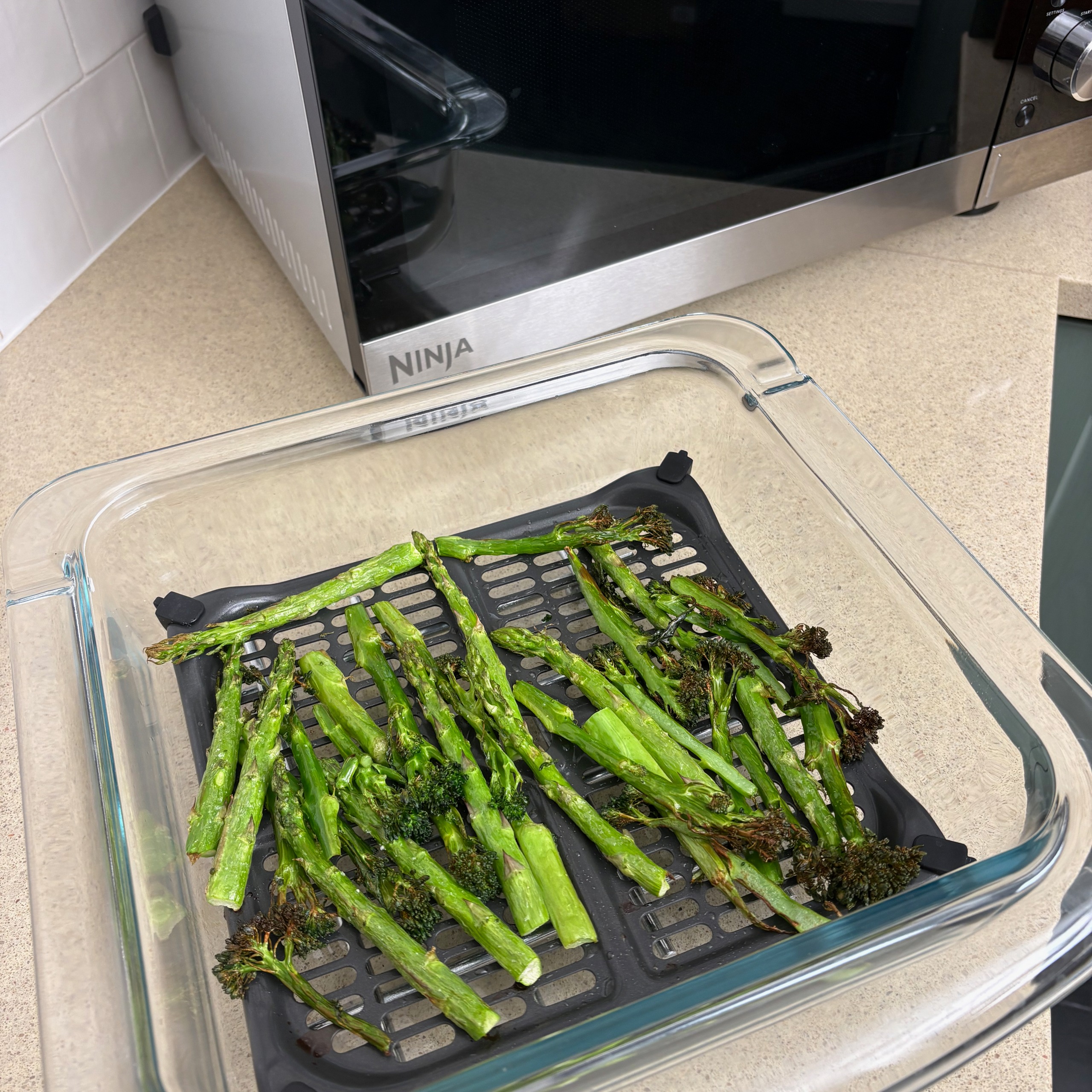 Testing the Ninja Crispi microwave air fryer combo