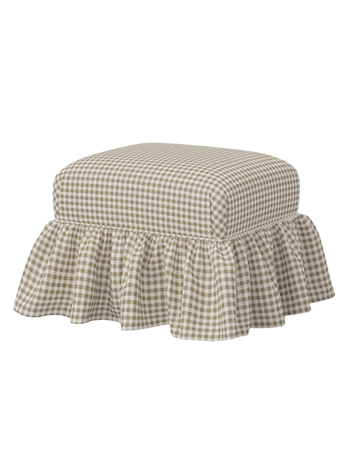 Ruffle Skirt Ottoman 