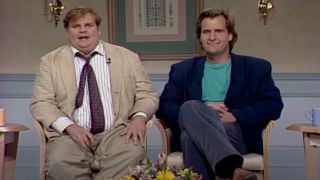 Chris Farley and Jeff Daniels on SNL