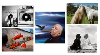Composite image of five photographs featuring in the Magnum Square Sale May 2024 with the theme Fables, in partnership with Granta