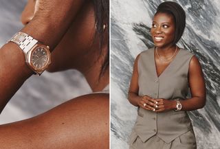 nikki wearing ap watch