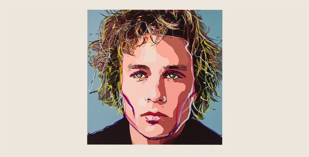 A selection of Johnny Depp's artwork.