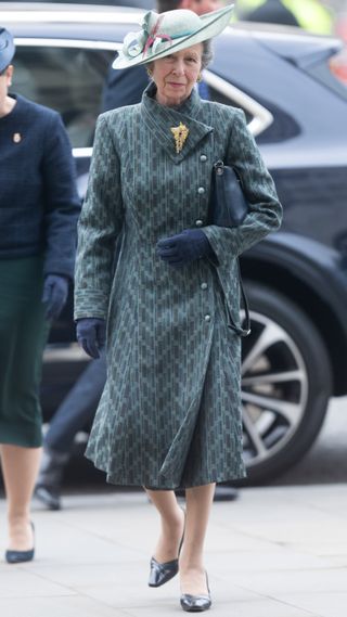 Princess Anne, Princess Royal attends the celebrations for Commonwealth Day at Westminster Abbey on March 10, 2025