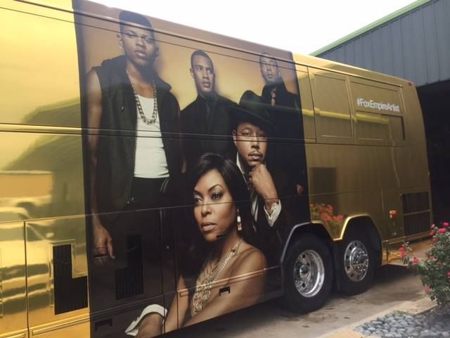 The &amp;#039;Empire&amp;#039; tour bus.