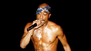 Tupac Shakur performing at the Regal Theater in Chicago, Illinois in March 1994