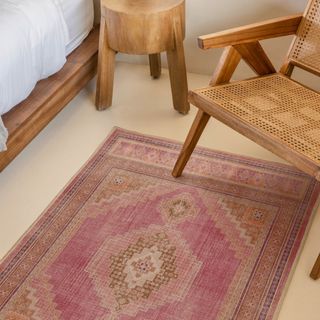 Large pink rug