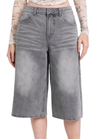 Afrm Carmen Longline Wide Leg Jorts