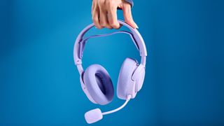 A Lavender SteelSeries Arctis Nova 3 Wireless gaming headset