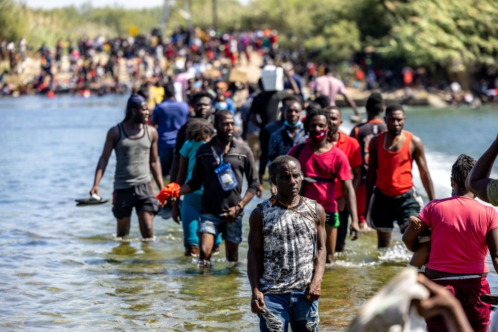 Haitian migrants at southern border