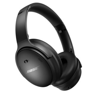 Bose QC 45 in black on white background
