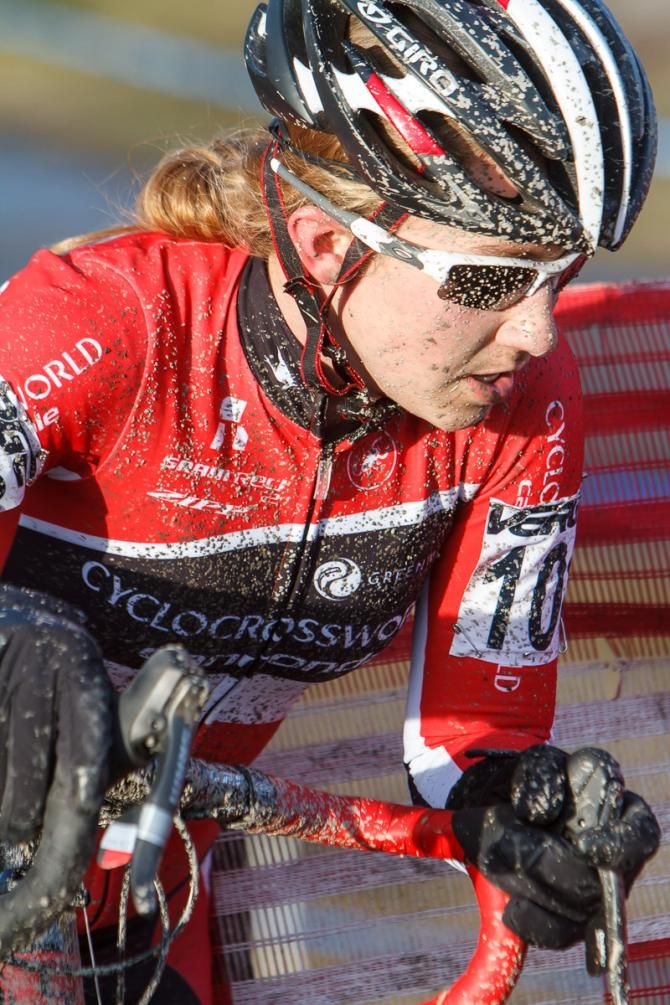 Frozen mud faced racers throughout the course