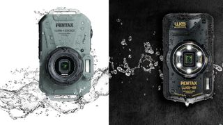 Pentax WG-1000 and WG-8 waterproof compact cameras