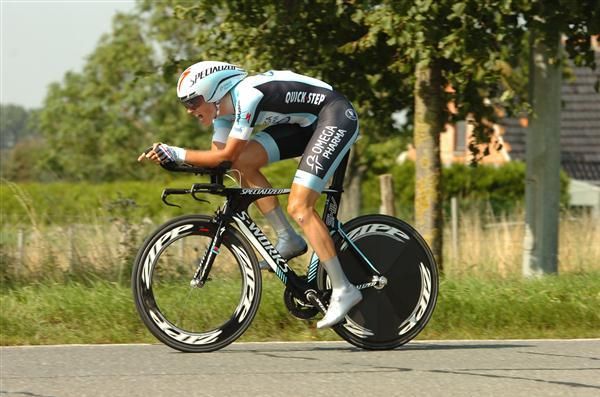 Niki Terpstra (Omega Pharma-Quick Step) in action on stage 6 of the Eneco Tour