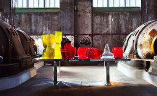 'Glass is Tomorrow' comprises 100 prototype glass works produced at a recent series of workshops hosted on-site.