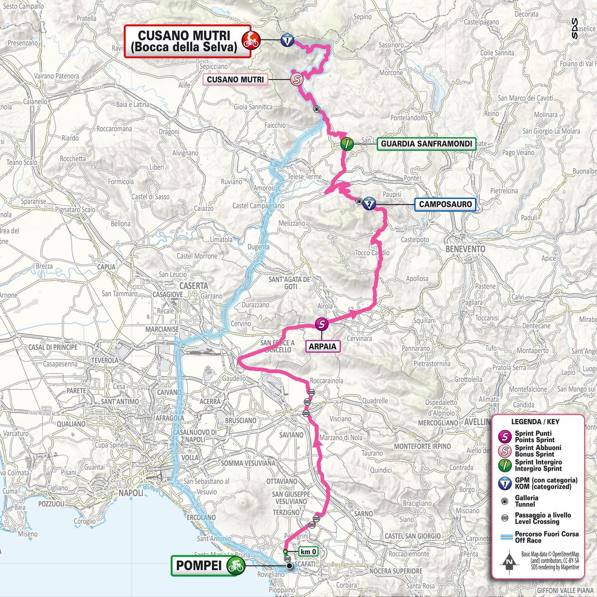 2024 Giro d'Italia maps and profiles