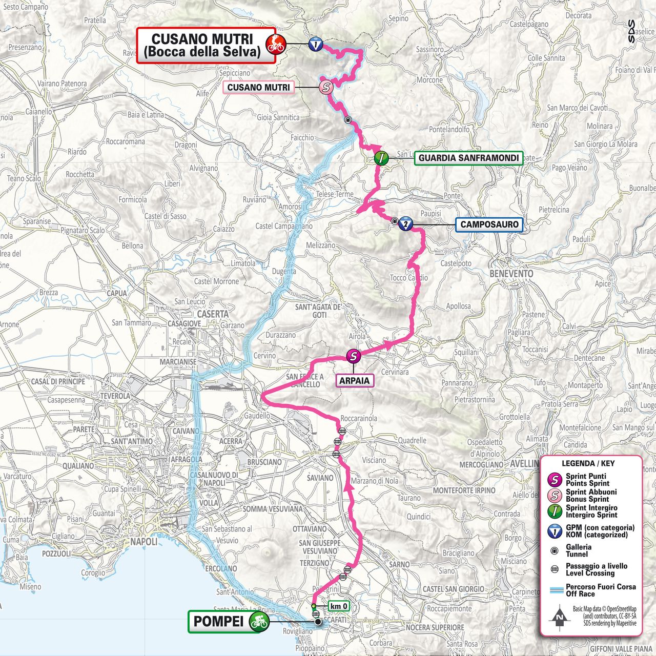 2024 Giro d'Italia maps and profiles