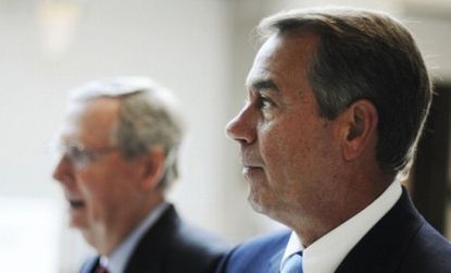 A disappointed Tea Party leader has called for House Speaker John Boehner to be replaced in 2012.