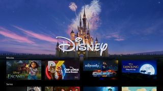 Disney Plus home page