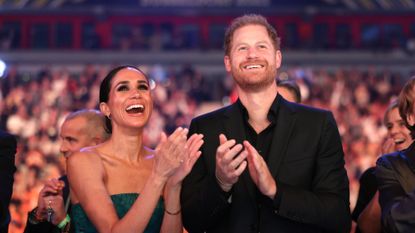 Meghan Markle and Prince Harry attend the closing ceremony of the Invictus Games Düsseldorf 2023 