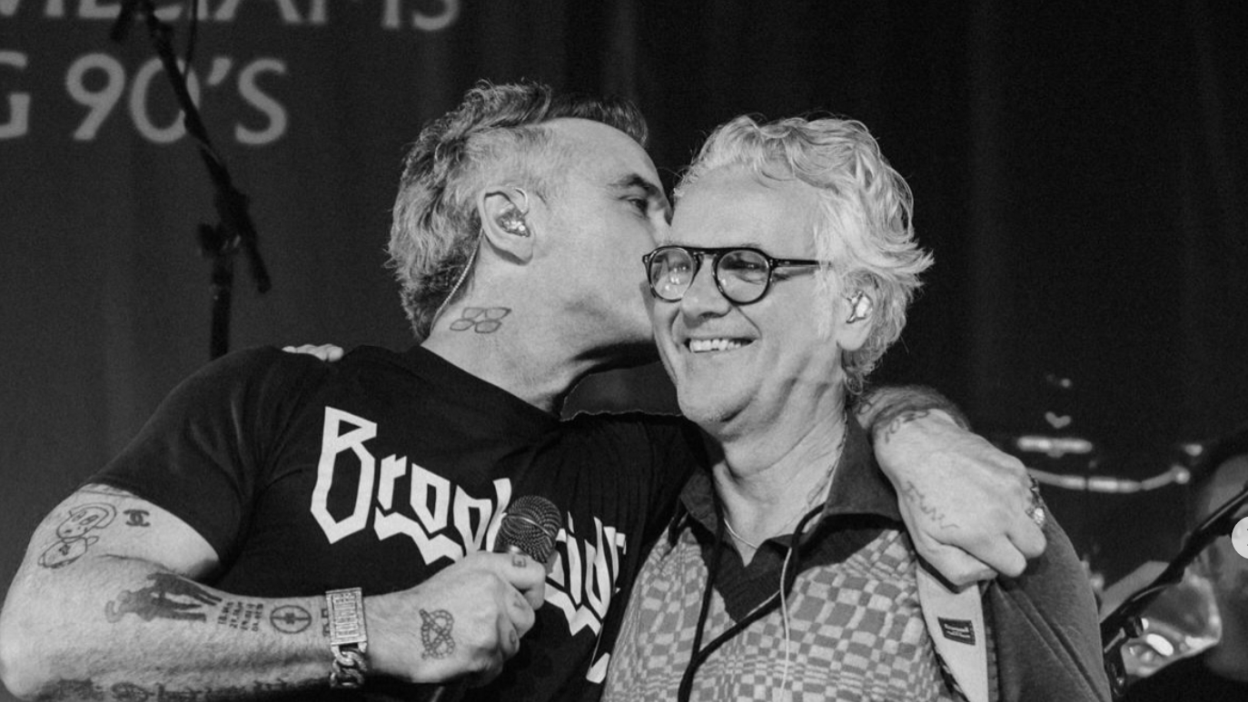 Robbie Williams and Guy Chambers