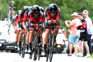 Team BMC on stage nine of the 2015 Tour de France