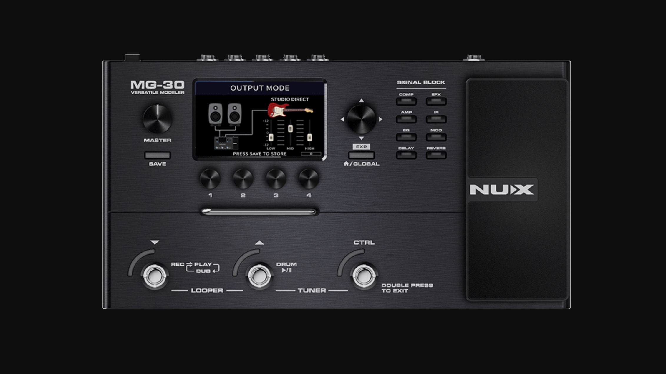 NUX Unveils New MG-30 Versatile Modeler Multi-Effects Pedal
