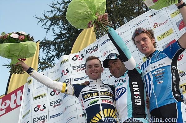 The Nokere Koerse podium