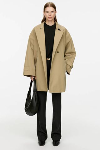 Arket Oversized Cotton Coat