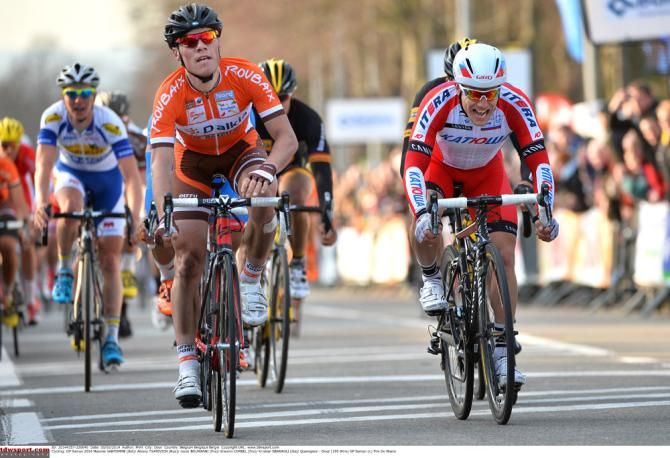 Maxime Vantomme (Roubaix Lille Metropole) won Le Samyn in a tight sprint while Alexey Tsatevich (Katusha) had to settle for second