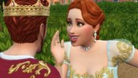 The Sims 4 - A sim tells a secret to another