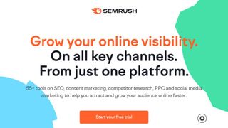 Website screenshot for Semrush