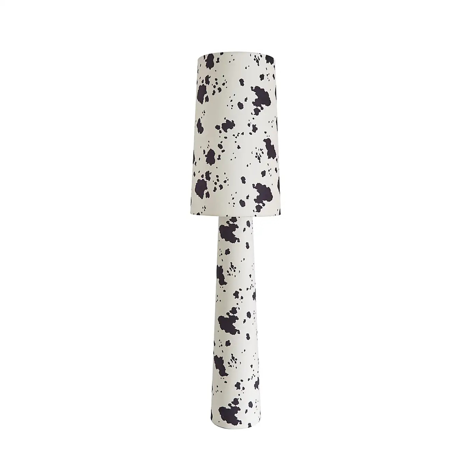 Dunelm Cow Print Fabric Floor Lamp