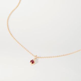 Stone and Strand Birthstone gold multi-stone necklace
