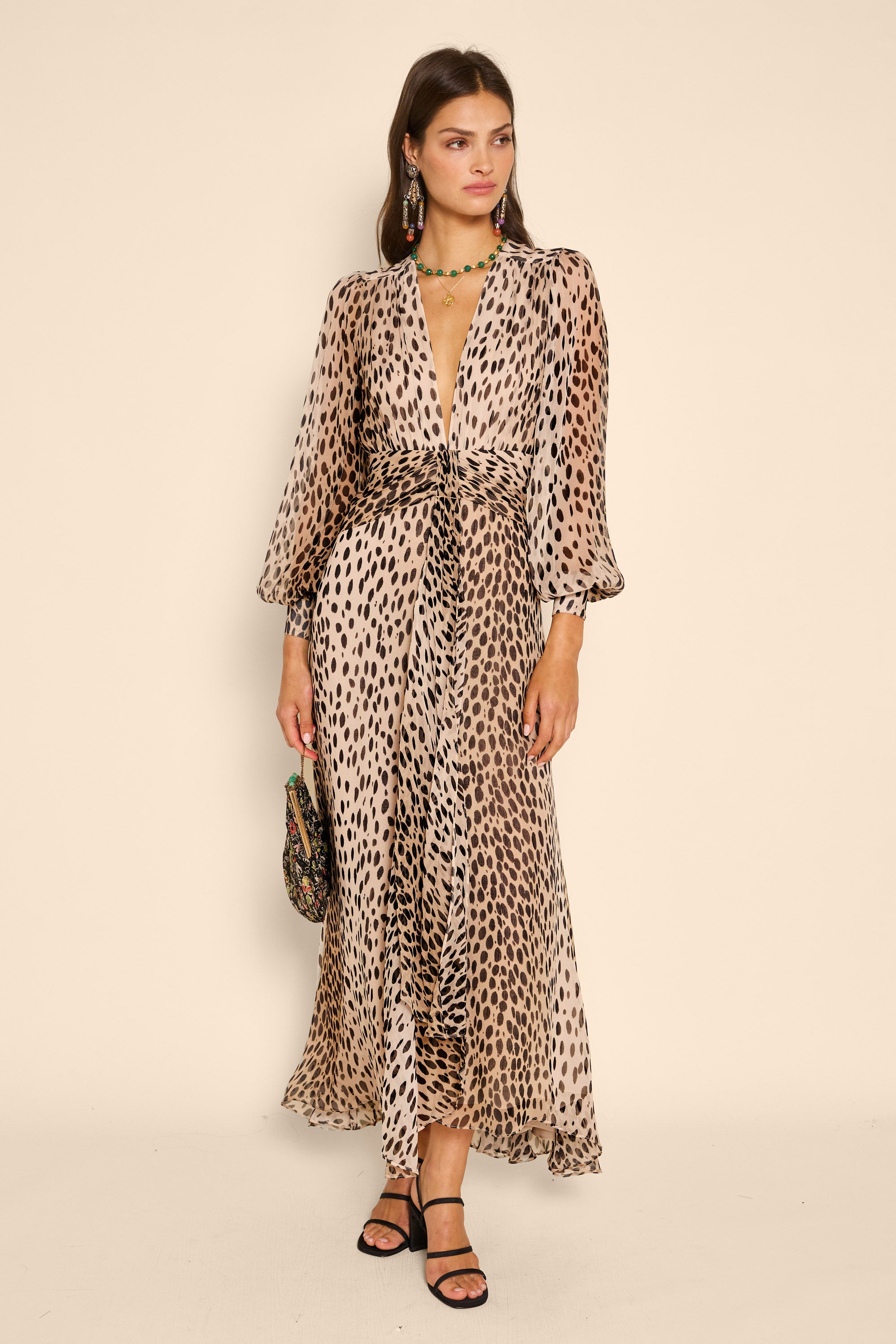 Meera - Antelope Spot Black
