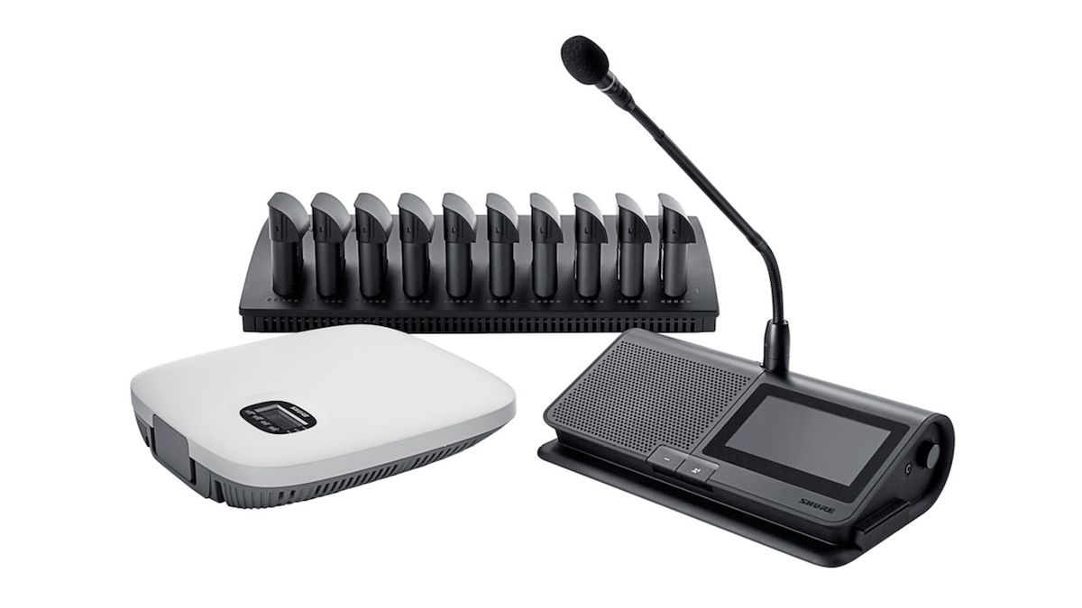 Shure has begun shipping its Microflex Complete Wireless (MXCW) Conferencing System. 