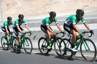 The Caja Rural-Seguros RGA team lined out at the Tour of Oman