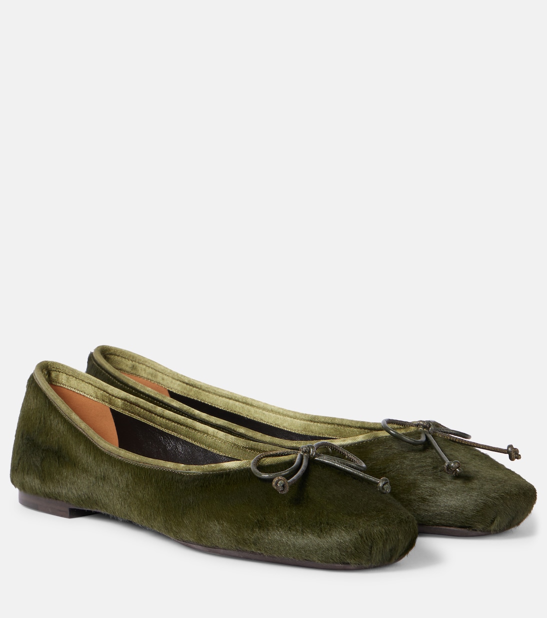 Charlotte Calf Hair Ballet Flats