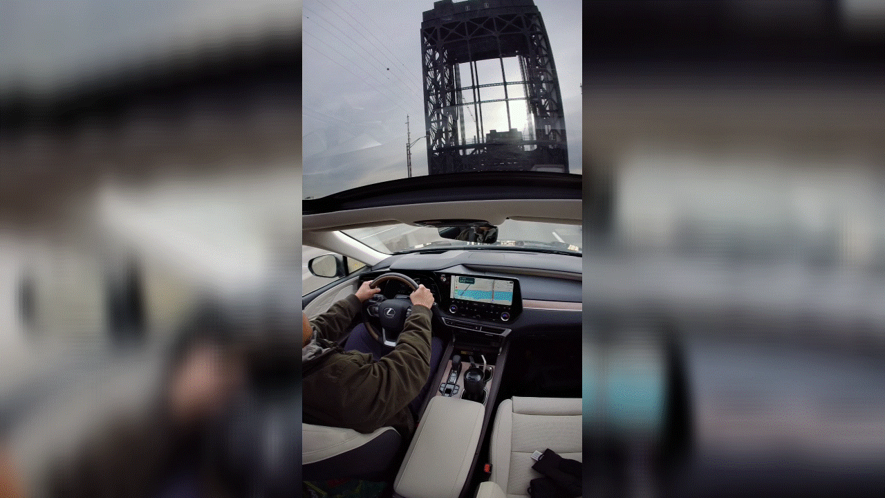 2026 Lexus RX 450h+ Plug-In Hybrid glass roof animation.