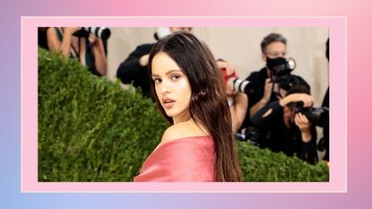 Rosalía attends The 2021 Met Gala Celebrating In America: A Lexicon Of Fashion at Metropolitan Museum of Art on September 13, 2021 in New York City.