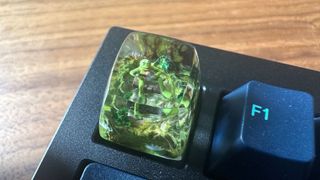 Custom artisan kermit the frog keycap